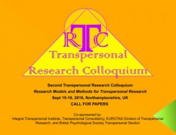 Transpersonal Research Colloquium (TRC) 2016 in UK